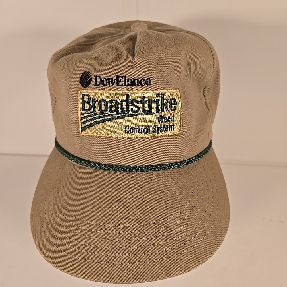 DowElanco Broadstrike Weed‎ Control Hat Cap Snapback Beige K Products